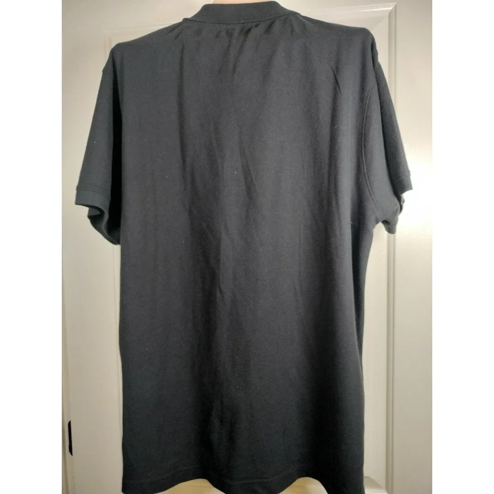 NWT True Religion Men's Color Block Polo Shirt Black Heather Grey SS XXXL